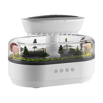 Raindrop Humidifier Essential Oil Diffuser with 7-Color LED Light Air Humidifier