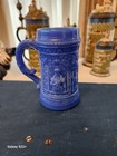 Greentown Glass Stein Indiana Tumbler and Goblet Co. Dark Blue Slag Glass GTN-B2 — photo 3