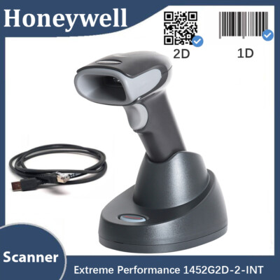 Honeywell Wireless Bluetooth 2D Barcode Scanner Voyager 1452G2D-2-INT Scanner
