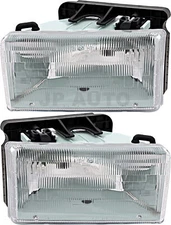 For 1991-1996 Dodge Dakota Headlight Halogen Set Driver and Passenger Side