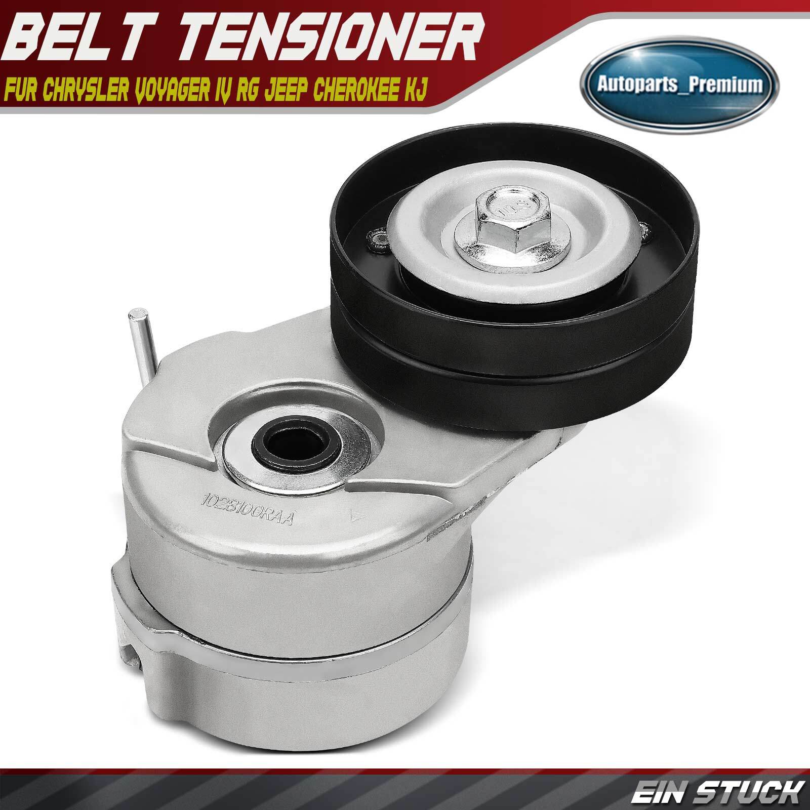 Jeep Liberty KJ 2005-2006 2.8L Diesel Belt Tensioner with Pulley 5072440AB-image