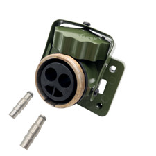 NATO Steckdose 2 Polig 24V Olivgrün  35mm² Feuerwehr-Bundeswehr VG 96917