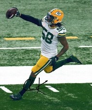 Christian Kirksey Green Bay Packers Signed 8x10 Autographed Photo COA 