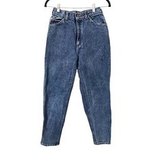LEE Vintage Straight Leg Denim Medium/Dark Wash 8 Petite