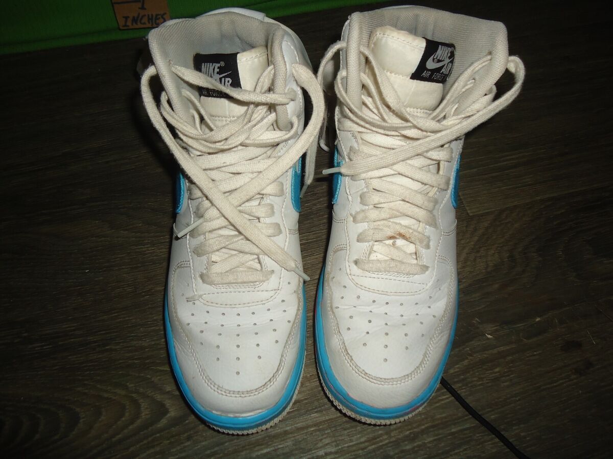 Nike AF1 air force one high top strap shoes mens usa 8 ember Nike AF1 air force one high top strap shoes mens usa 8 ember