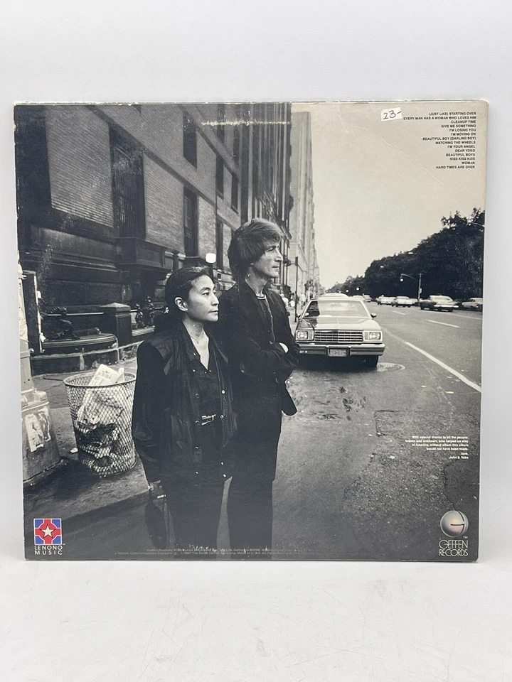 John Lennon & Yoko Ono – Double Fantasy LP 1980 Geffen Records GHS 2001 EX - Изображение 2 из 3