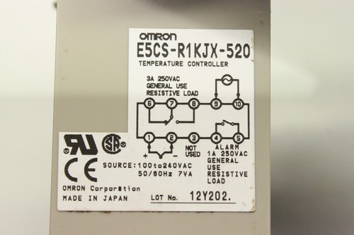 OMRON E5CSR1KJX520 E5CS R1KJX 520 Temperaturregler DIGITAL E5CS-R1KJX-520 - Picture 2 of 2