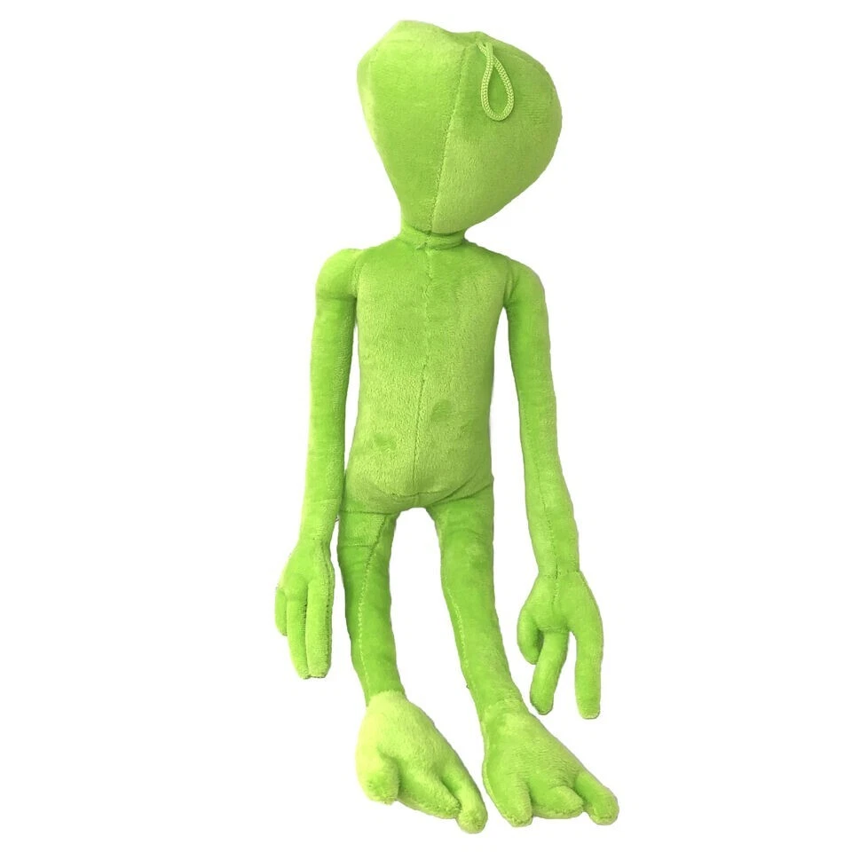 Peluche alienígena de 19,5 pulgadas ojos verdes lima que brillan en la oscuridad - Relleno alienígena Foto 3 de 4