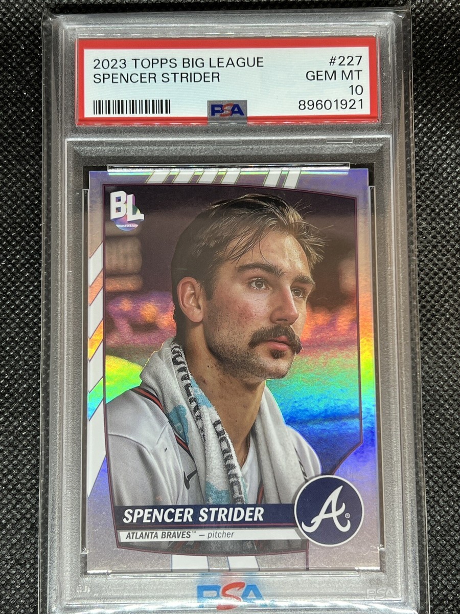 2023 Topps Big League SPENCER STRIDER #227 RAINBOW PSA 10 GEM MT