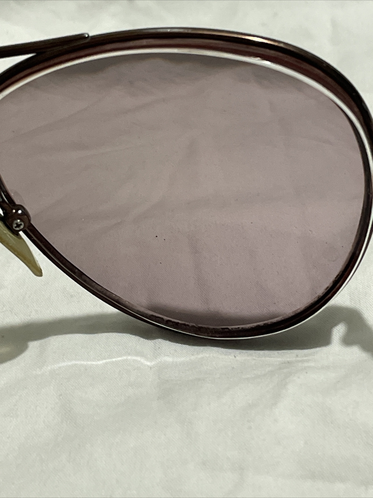 Original Vintage Corning Optics Frames Only Bronz… - image 9