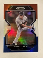 2022 Panini Prizm - #20 Gerrit Cole Red White And Blue Prizm