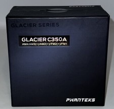 Phanteks Glacier C350I CPU Water Block Acrylic Cover RGB LED - Chrome
