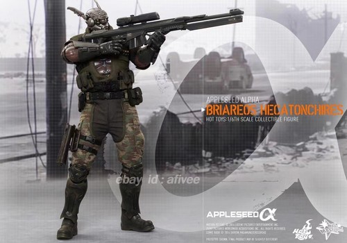 Hot Toys MMS269 1/6 Appleseed Briareos Figure - Rabbit Helmet & Cybernetic Body - Picture 5 of 8