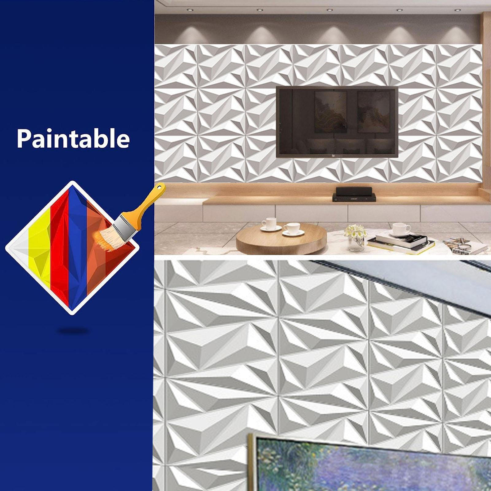 12x Kitchen 3D Wall Panels Covering PVC Cladding Wallpaper Decorative