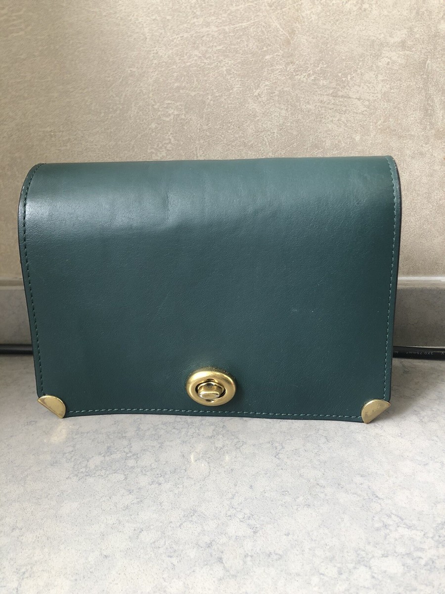 SALE Coach 1941 Green Dinky 19 Bag with Two Straps