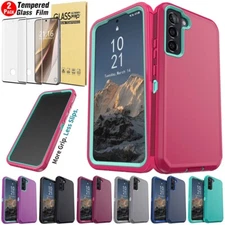For Samsung Galaxy S22/S22+/ Ultra Shockproof Case Phone Cover Screen Protector
