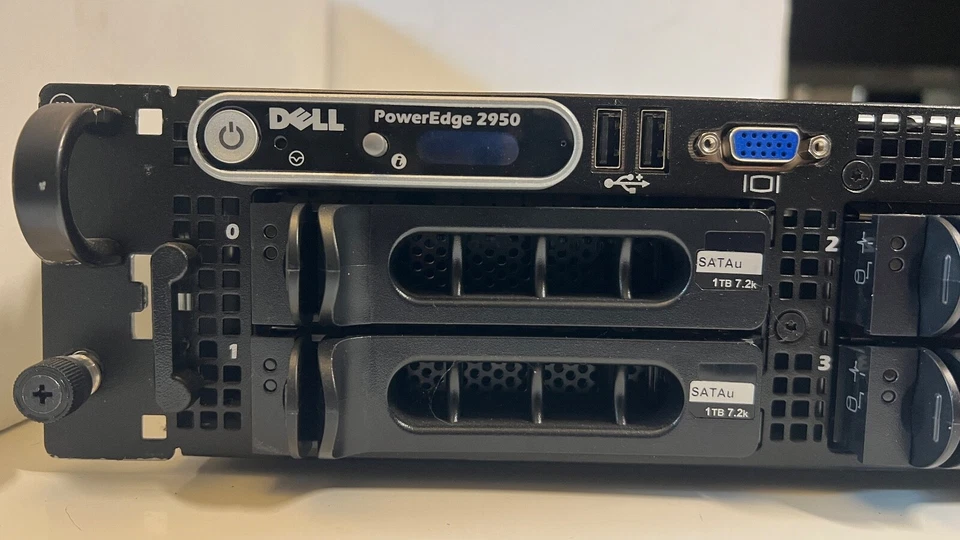 Dell PowerEdge 2950 Server 4.5TB SATA No Hard Drives - Image 3 of 4