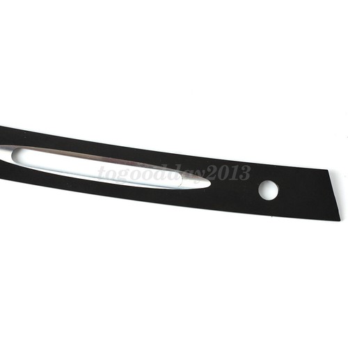 US Black + Chrome Fairing Windshield Trim For Harley Touring FLHT FLHX 1996-2013 - Bild 7 von 10