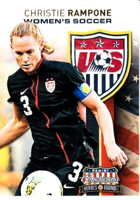 Christie Rampone US Women Soccer 2012 Panini Americana Heroes Legends