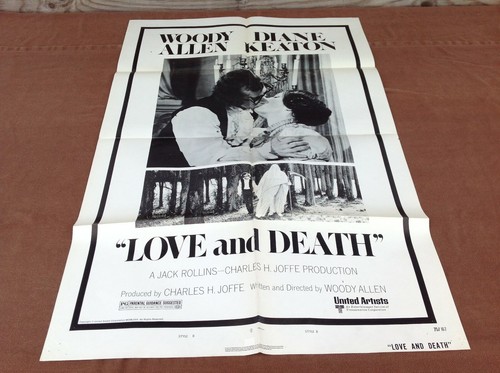 1975 Love And Death Original Movie House Full Sheet Poster 