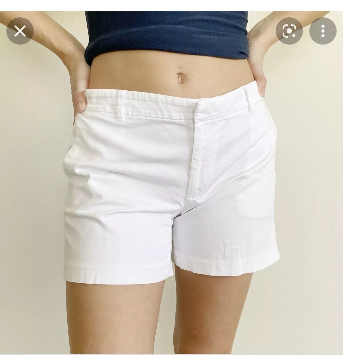 Banana republic white best sale shorts