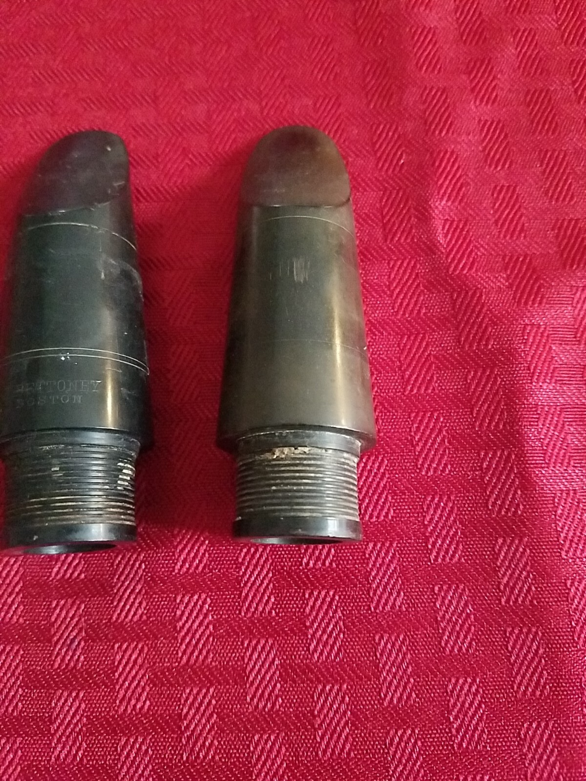 Lovely Antique H. Bettony Boston Block Letter Mouthpiece with