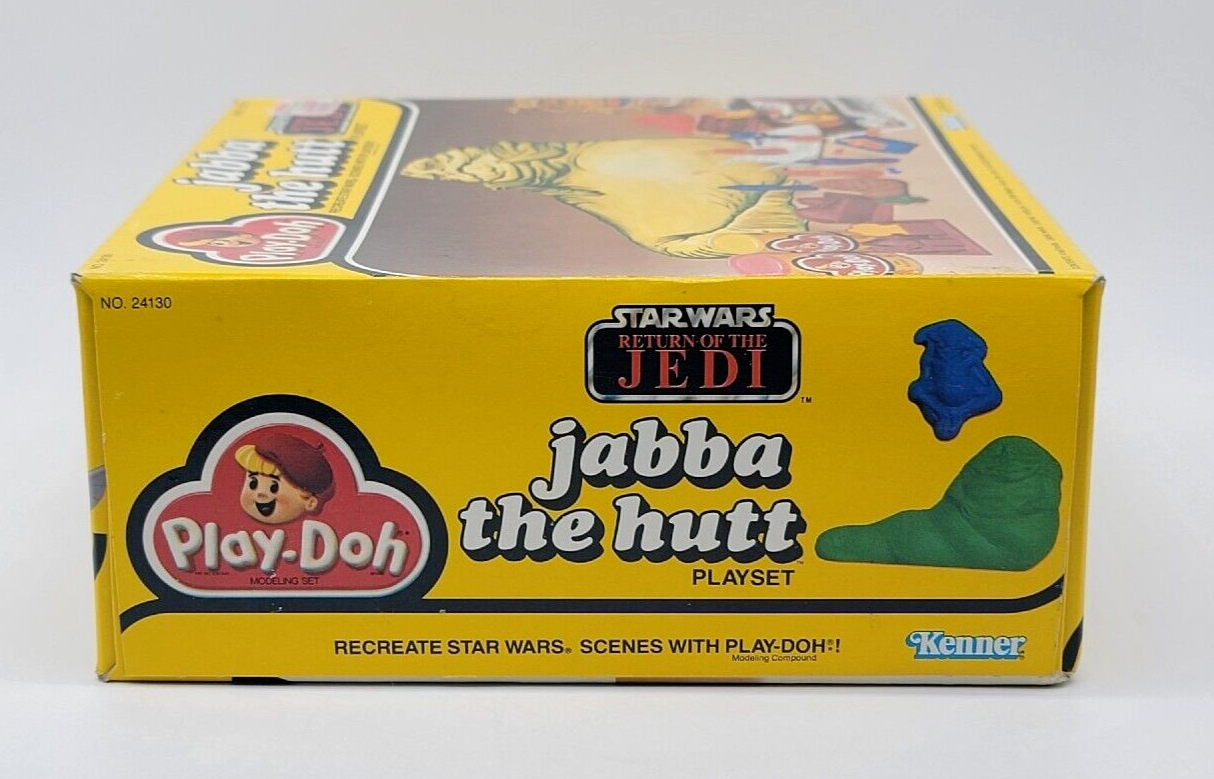 Vintage Kenner Star Wars 1983 Jabba The Hutt Playdoh RARE Han Solo