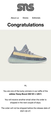 Adidas Yeezy Boost 350 V2 Ash Blue - Size 11 - GY7657 | eBay