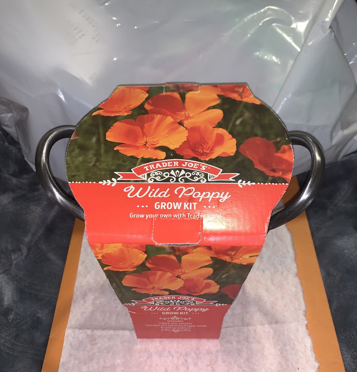 trader joe's wild poppy grow kit. | eBay