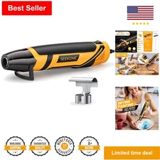 Powerful Mini Heat Gun 350W 662℉ - Reflector Nozzle - 4.9Ft Cable Protection