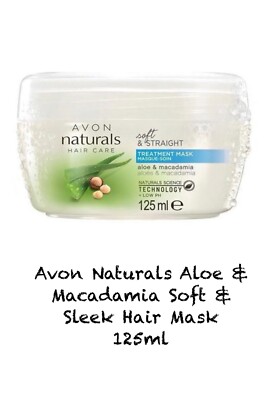 Avon Naturals Aloe & Macadamia Soft & Sleek Hair Mask 125ml