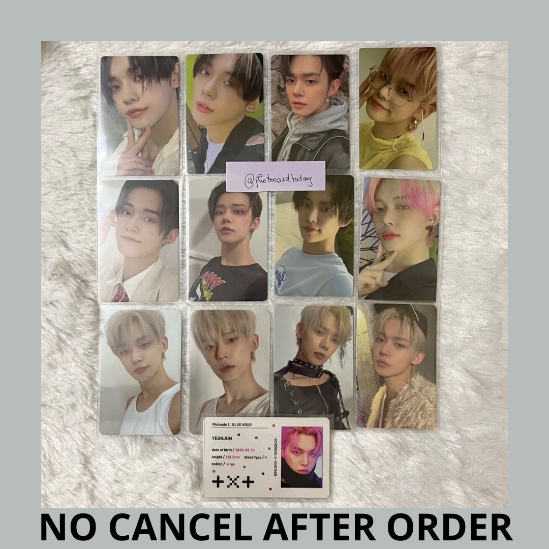 TXT YEONJUN PHOTOCARD COMPILATION - CARD ALBUM OFFICIAL KPOP | eBay
