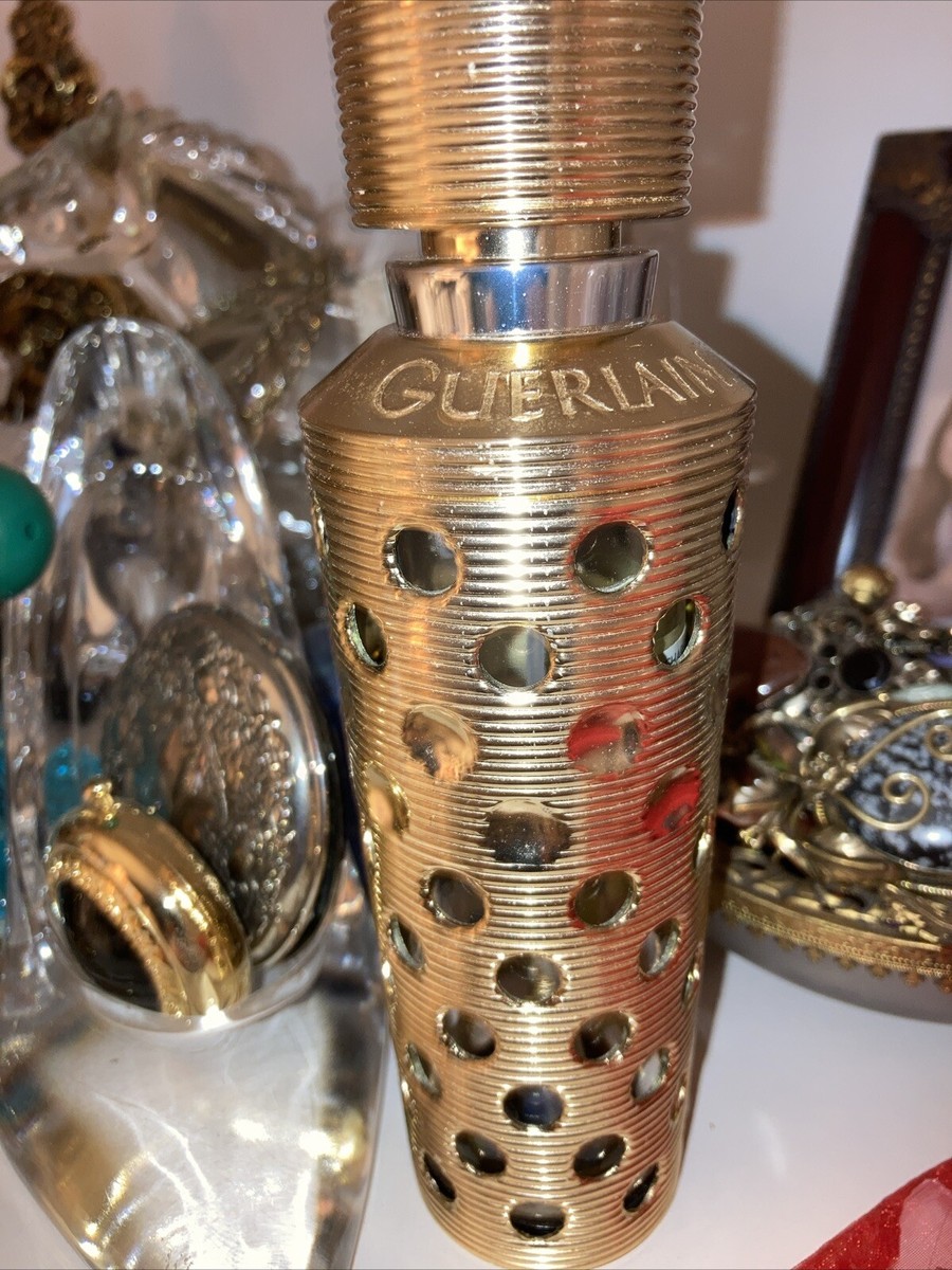 Guerlain Paris Gold Plated Refillable Perfume Sprayer Elegance At