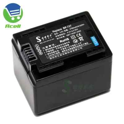 BP-727 Replace Battery for Canon LEGRIA HF R806 R706 R606 R506 R406  Camcorder
