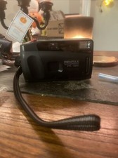 Pentax PC-505 35mm Point  Shoot Film Camera Powers On Great Condition