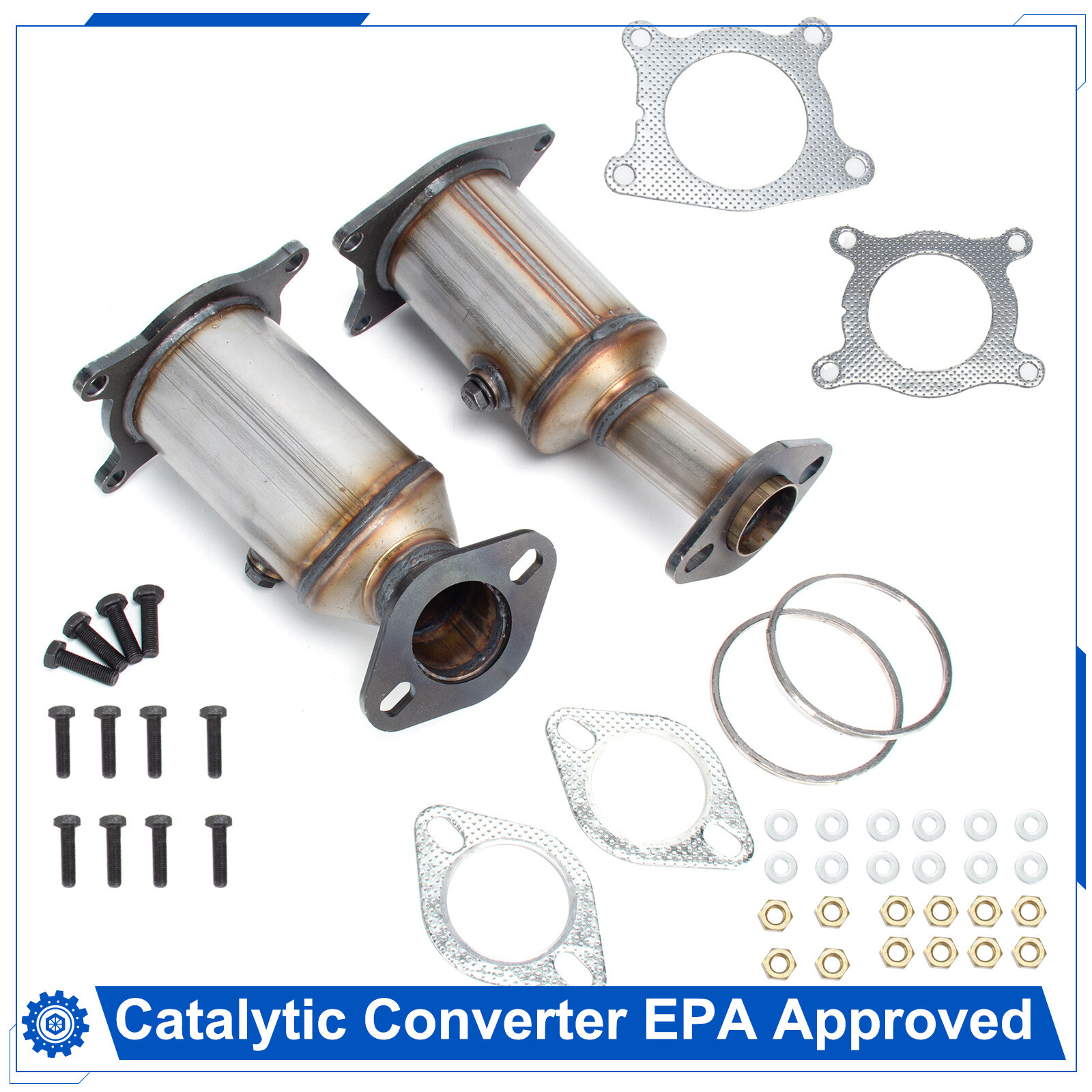 Pair of Both Catalytic Converter Bank 1 & Bank 2 Fits Ford Taurus X 3.5L 2008 09 eBay