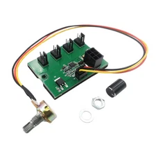 4/8 Way High Power Fan Governor Chassis Case Fan Speed Controller 6-Pin 12V