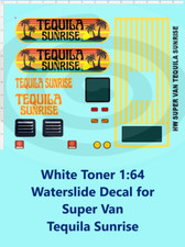 White Toner 1:64 Waterslide Decal for Super V...