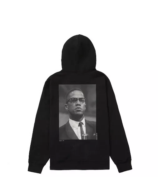 Sweat shirt à capuche Supreme Roy DeCarava Malcom X/noir/taille grande/tout neuf