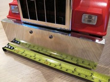 Custom Aluminum Polish Front Bumper Tamiya 1/14 GlobeLiner King Grand Hauler