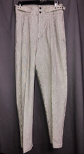 VTG  80  s Calvin Klein Sport Size 8 Striped High Waist Pants