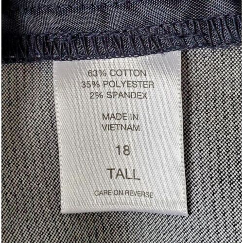 NY&C 7th Avenue Suiting Collection NWT Blue Stretch Pants/Slacks Work Sz 18T - Picture 6 of 7
