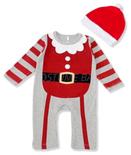 Boys Girls Baby Romper Animal Cartoon Costume Bodysuit Outfit Jumpsuit Set Hat - Picture 52 of 68
