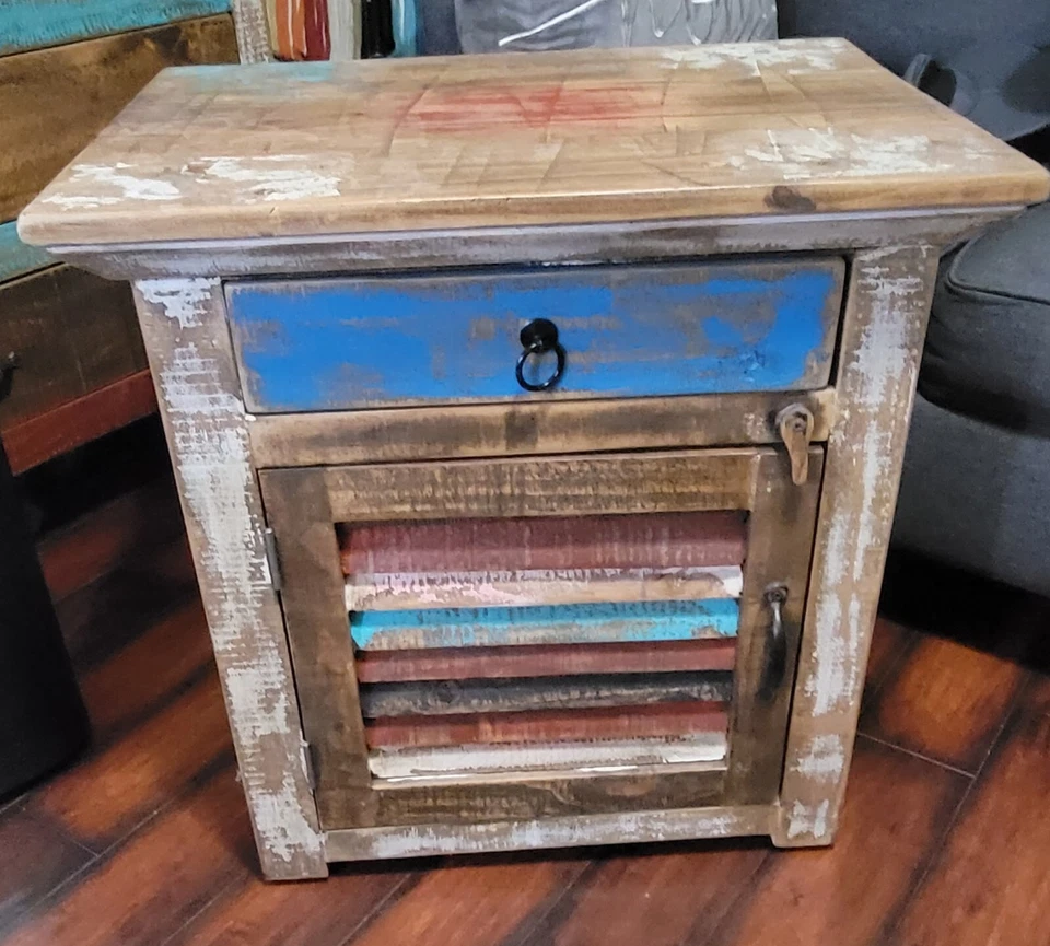 Juego de Dormitorio Cabana Louvered Multicolor Rústico Foto 3 de 3