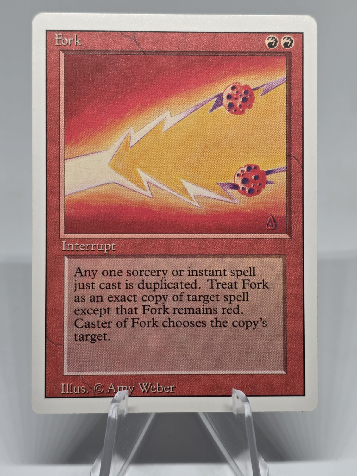 Magic The Gathering TCG Fork Revised Edition Vintage MTG 1994 Rare