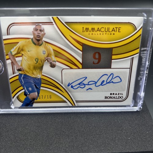 2024 Panini Immaculate Collection Soccer “Numbers” Ronaldo Brazil 07/10 Auto