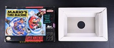 Mario's Time Machine Box Only SNES Super Nintendo