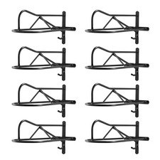 Wall Mount Saddle Rack, 27.3 x 16.3 x 12.5 in, 8 Packs Horse Saddle Rack with Pa