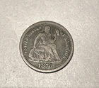 1870 Seated Liberty Dime 10c Ungraded 90% Silver US Coin