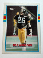 1989 Topps #323 Rod Woodson Pittsburgh Steelers RC
